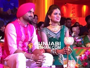 Harbhajan Singh’s and Geeta Basra, Sangeet ceremony, pics